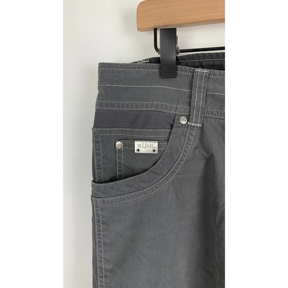 Kuhl Radikl Pants Mens Size 36x32 Carbon Grey Outdoor UPF Hiking Flawed - Picture 5 of 12